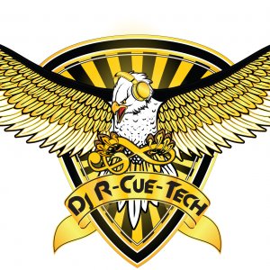 DJ R-Cue-Tech Logo